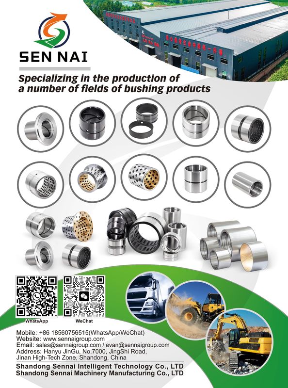Speciale behuizing 58-62HRC Bussing voor zware apparatuur Corrosiebestendige Bussings OEM